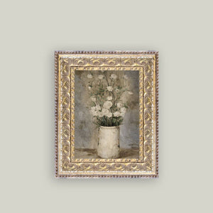 Long Stem Roses Framed Antique Art - 8" x 10" pic 3