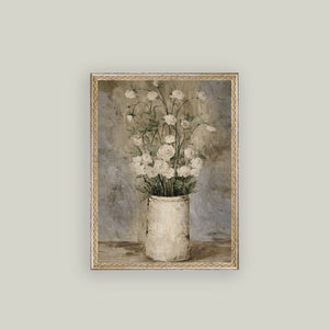 Long Stem Roses Framed Antique Art - 8" x 10" pic 4