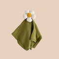 Lovey Flower Baby Blanket - Organic Green