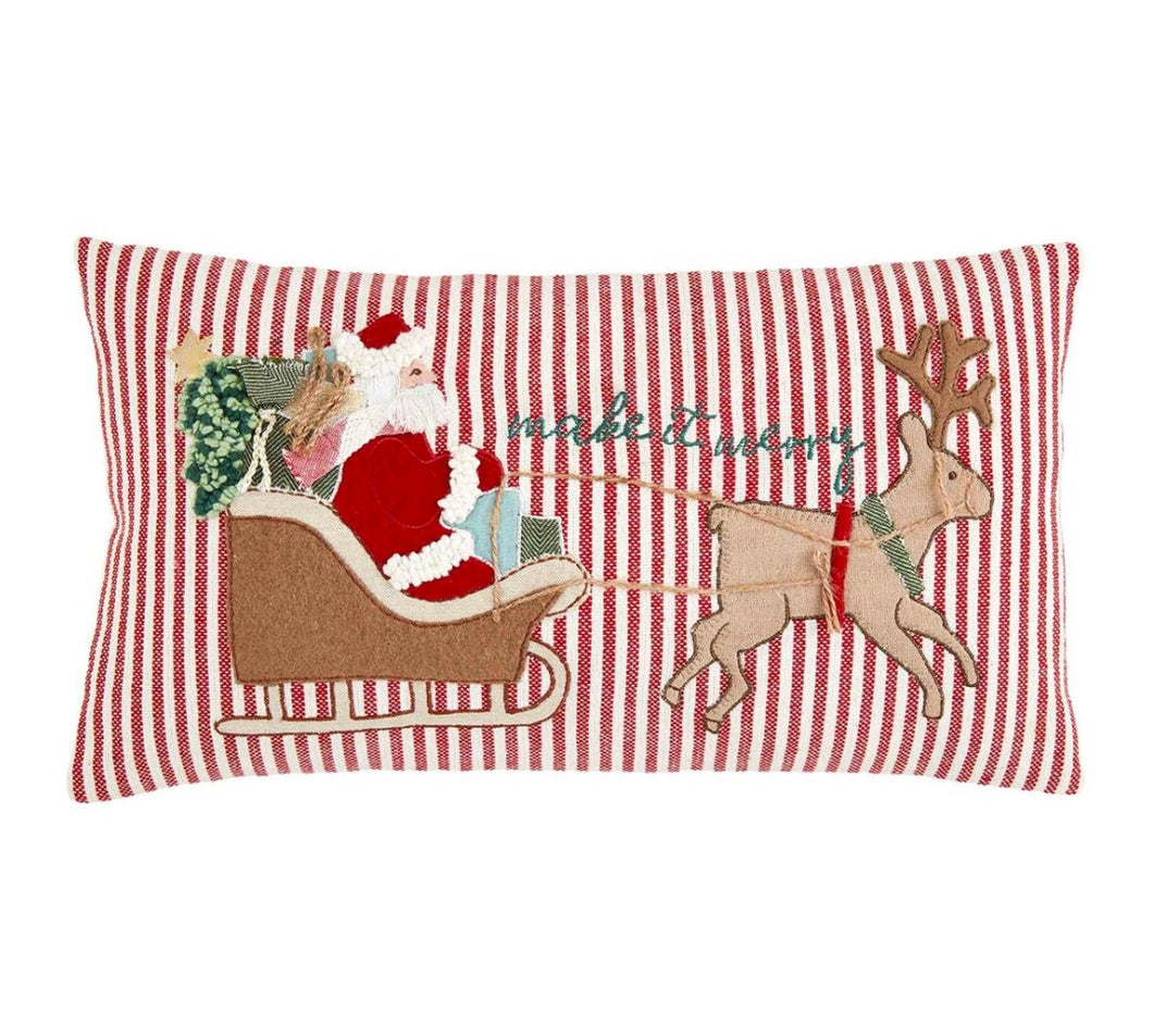 Make it Merry Sleigh Pillow
