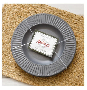 Melamine Slate Gray Charger Cozy Cottage Kitchen and Dining Fort Collins CO