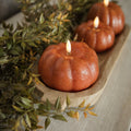 3.5" Orange Flame Pumpkin Candle
