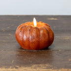 3.5" Orange Flame Pumpkin Candle