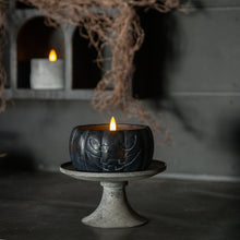 3.5" Black Jack-O-Lantern Candle