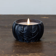 3.5" Black Jack-O-Lantern Candle