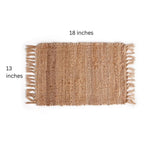 Woven Fringe Placemat - Natural