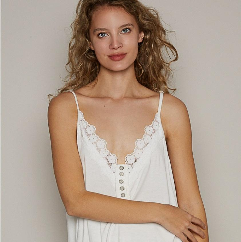 Off White Vintage Washed Top