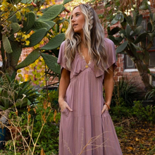 On Repeat Maxi Dress - Open Back