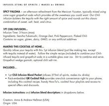 One Part Co Spicy Blend - Spicy Paloma Cocktail Infusion