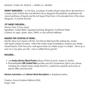 One Part Co Smoky Blend - Smoky Margarita Cocktail Infusion