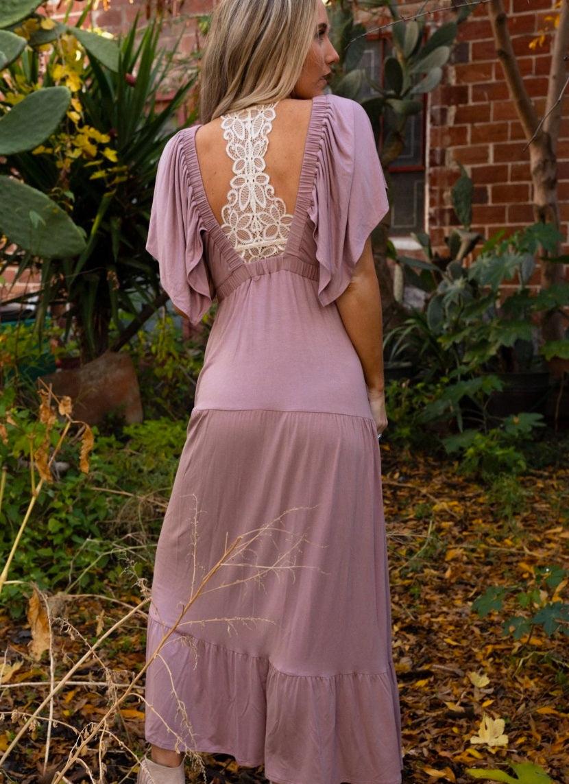 cozy maxi dress Staying Cozy Maxi Dress Set - Mocha