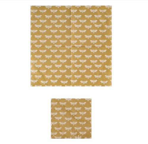 Paper Napkins with Bee Design