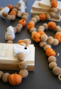 Gourd Ghost Pumpkin Garland