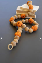 Gourd and Orange Pumpkin Garland