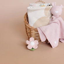 Pink Flower Baby Teether & Rattle