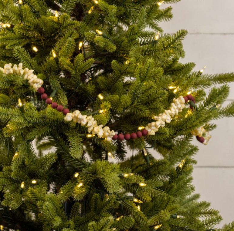 Popcorn Cranberry Garland