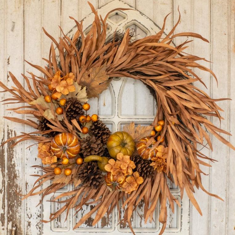 Pumpkin & Rust Eva Wreath