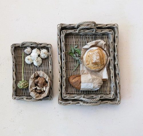 Rattan Woven Trays