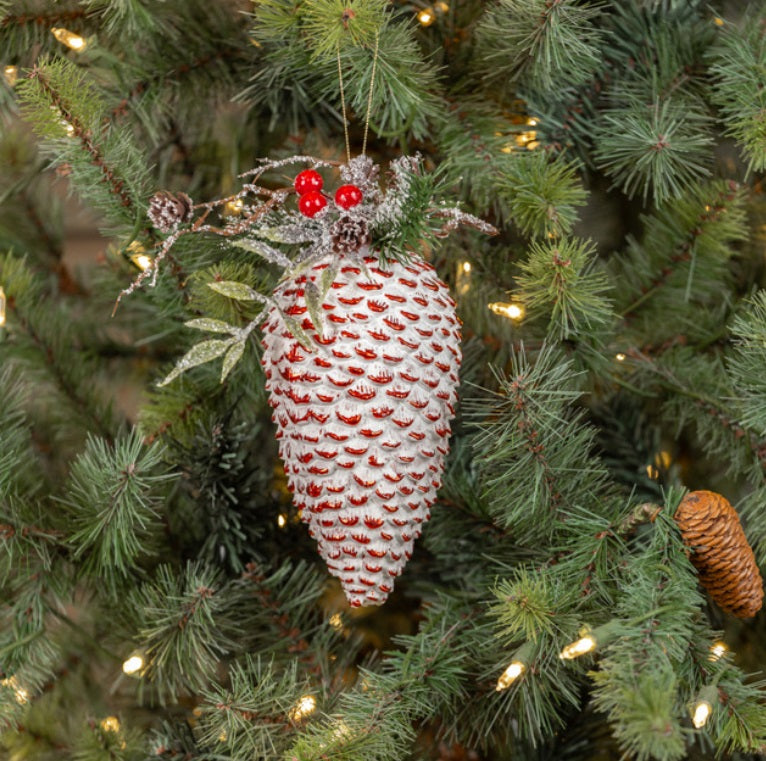 Red Tipped Pine Ornament