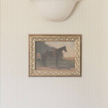 Saddled Horse Framed Antique Art pic 8