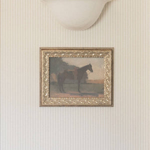 Saddled Horse Framed Antique Art pic 8