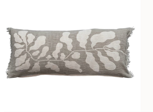 Sage Botanical Lumbar Pillow