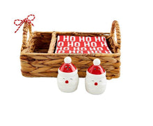 Santa Salt & Pepper Napkin Set
