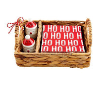 Santa Salt & Pepper Napkin Set
