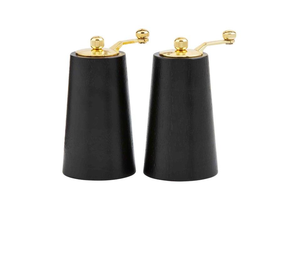 Black Salt & Pepper Grinder Set