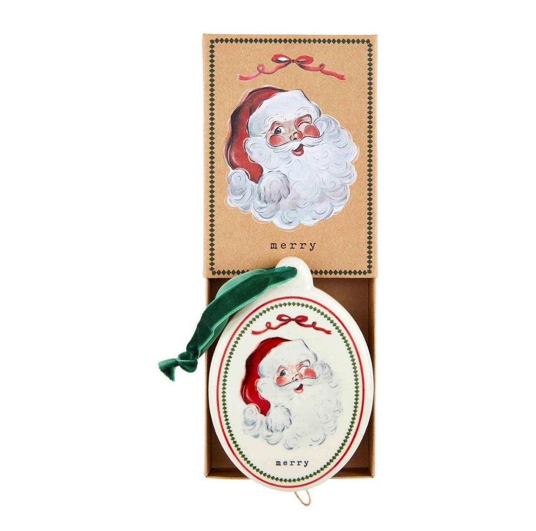 Merry Vintage Christmas Ornament