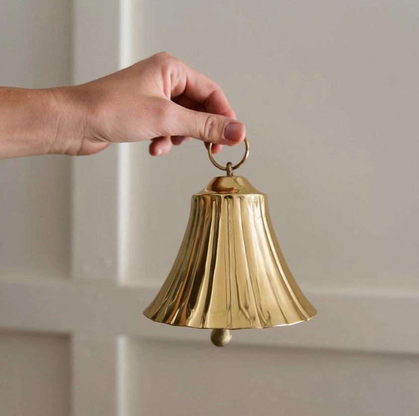 Scalloped Brass Bells