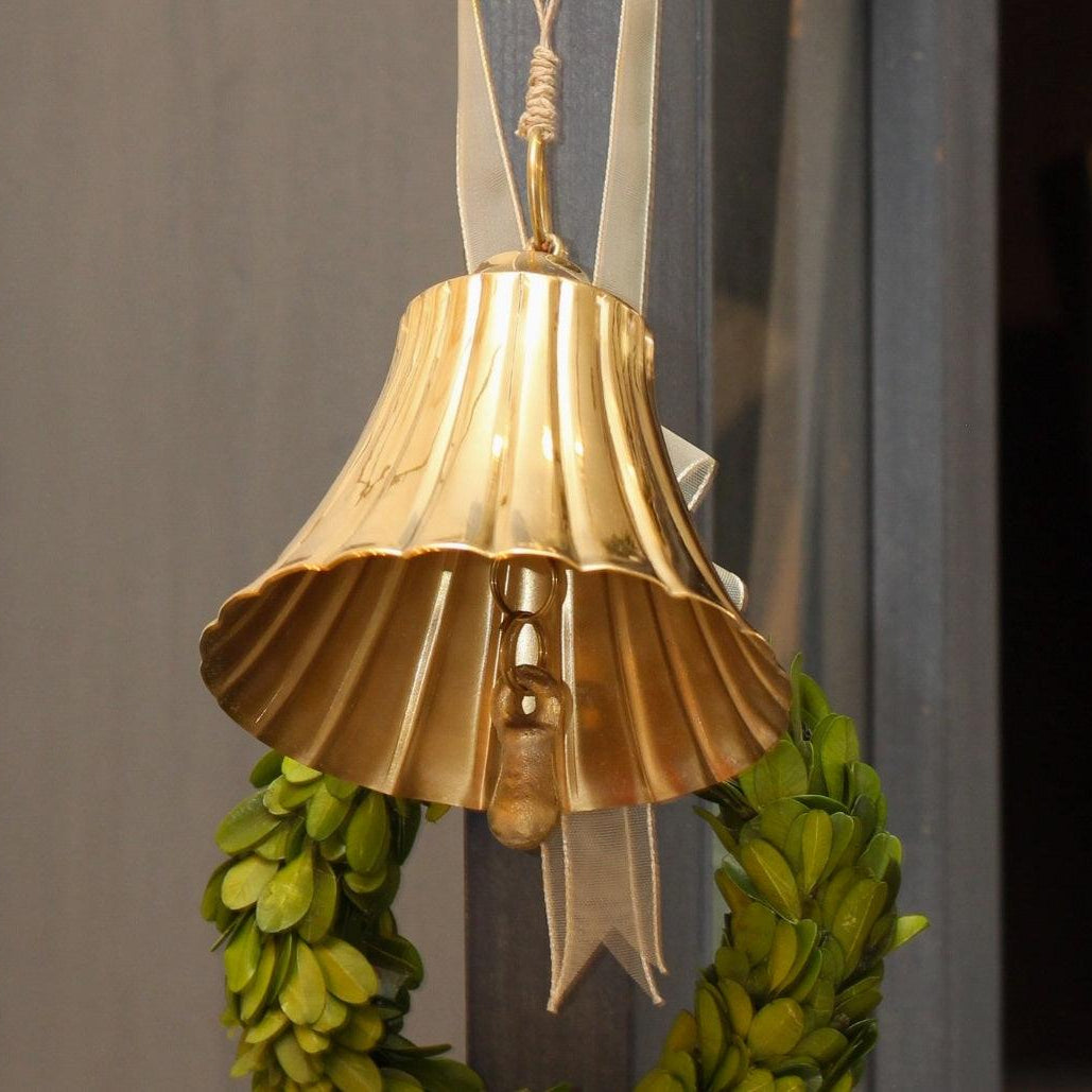 Scalloped Brass Bells