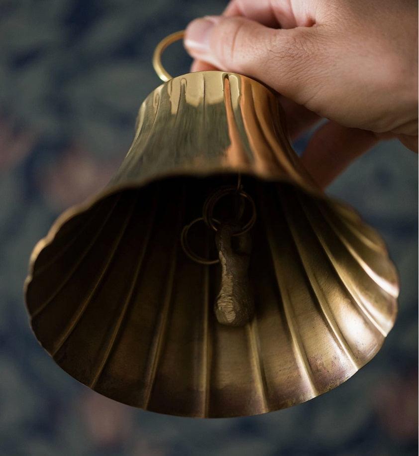 Scalloped Brass Bells