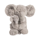 Elephant Mom Baby Plush