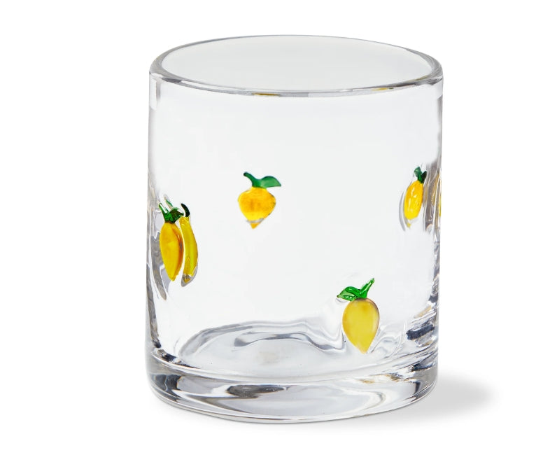 Lemon Double Old Fashioned Glass