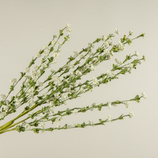 31" White Mini Berry Spray