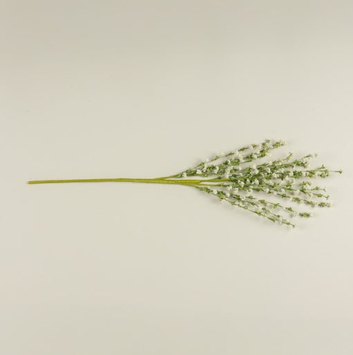 31" White Mini Berry Spray