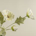 27" Cream Poppy Spray