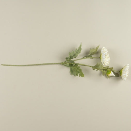 27" Cream Poppy Spray