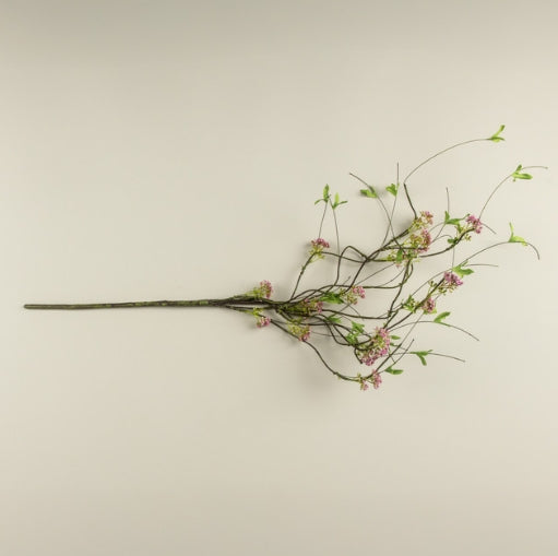 37" Pink Boxwood & Wildflower Vine Spray