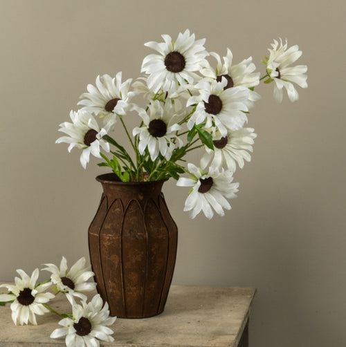 33" White Daisy Spray
