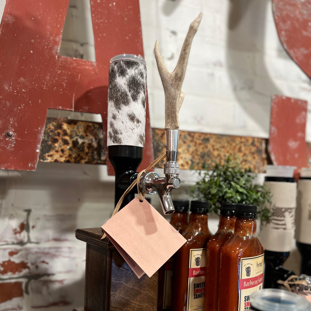 Single Antler & Hide Bar Tower