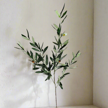 Spanish Olive Branch - Single Stem Faux Plant