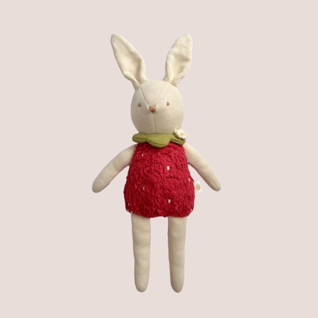 Spring Bunny Strawberry Stuffed Toy