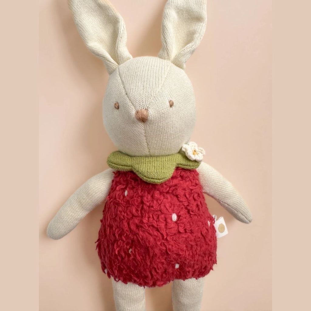Spring Bunny Strawberry Stuffed Toy
