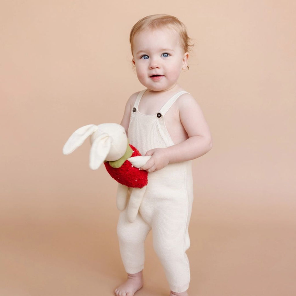 Spring Bunny Strawberry Stuffed Toy