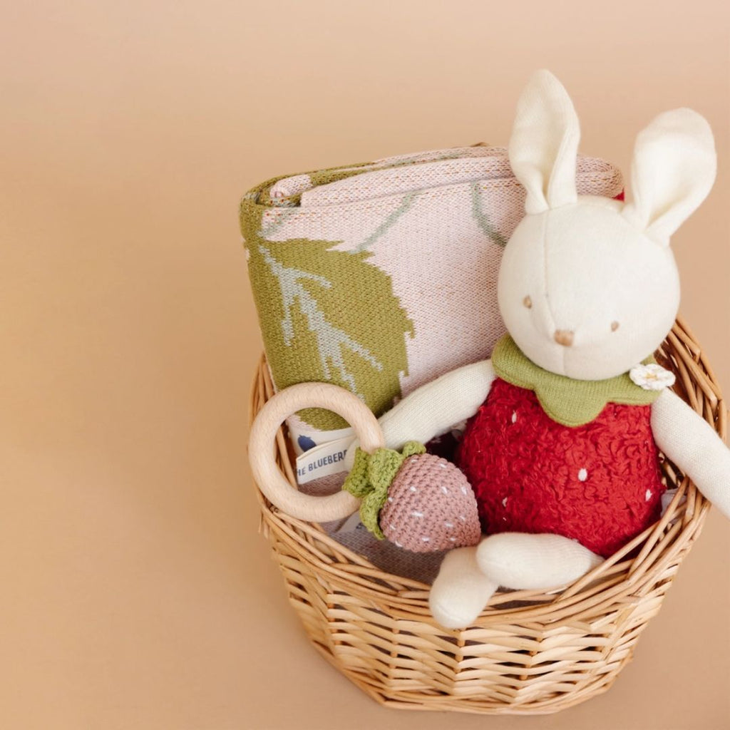 Spring Bunny Strawberry Stuffed Toy