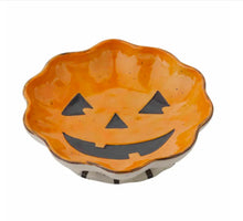 Stoneware Pumpkin Candy Bowl