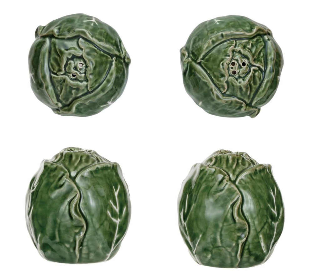 Cabbage Salt & Pepper Shaker Set