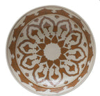 Stoneware Patterned Serving Bowl